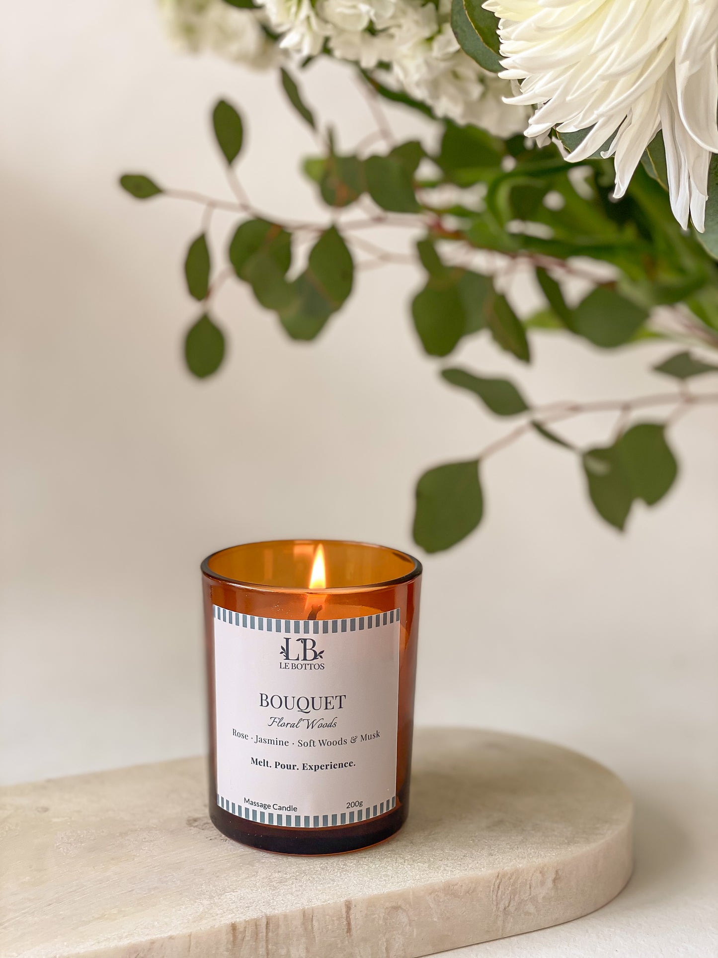 Bouquet Massage Candle 200g