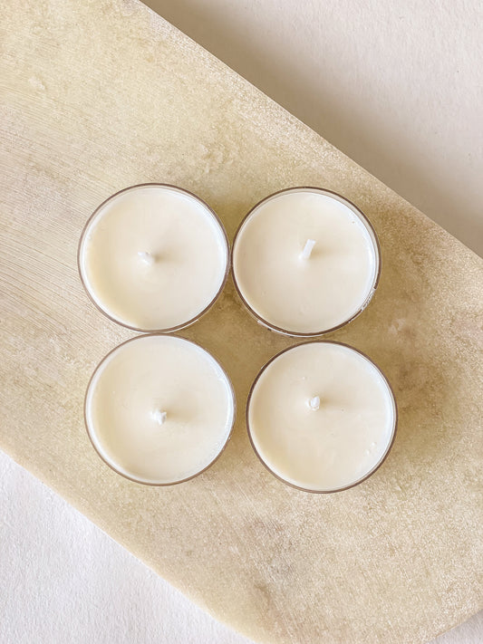 Unscented Tea Lights – Set of 4